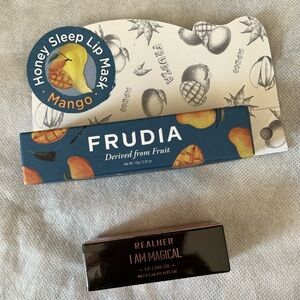 NIB FRUDIA Mango Honey Sleep Lip Mask & REAL HER I Am Magical Lip Care Oil